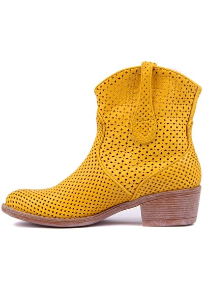 SailLakers - Γυναικείες καλοκαιρινές μπότες χωρίς φερμουάρ κίτρινο χρώμα 105-2596-VENUS
