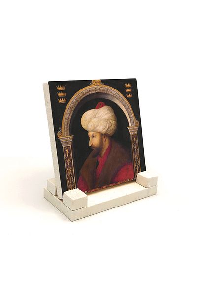 Sadrazam Fatih Sultan Mehmet Printed Natural Stone 10X10 Krt-88 Desktop