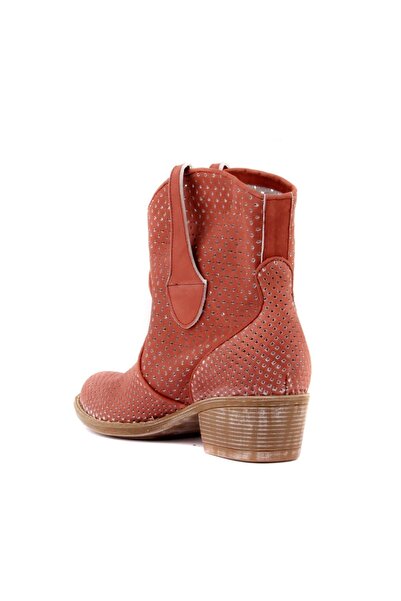 SailLakers - Γυναικείες καλοκαιρινές μπότες χωρίς φερμουάρ, χρώματος πλακιδίου, δερμάτινες 105-2596-VENUS