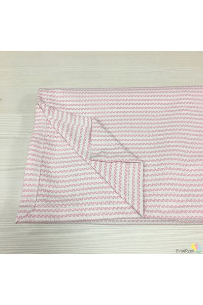 Renk Tekstil Evimrenk Double Krc Knitted Stripe Textured Pique Blanket 5 Colors