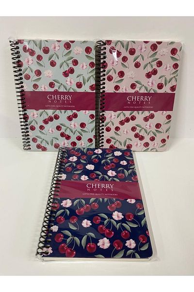 Gıpta دفتر ملاحظات Cherry Notes 120 HP 17.24 مقاس محدد