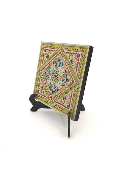 Sadrazam Italian Pattern Printed MDF Desktop