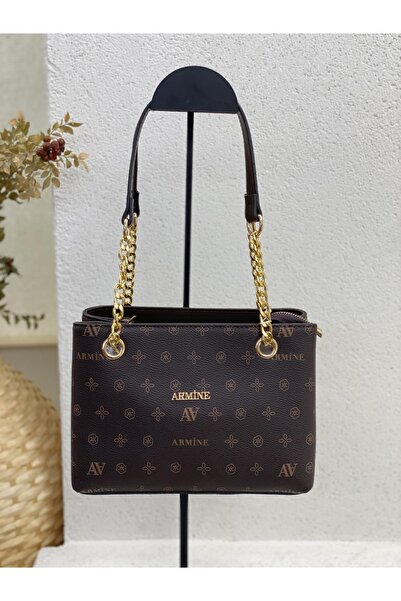 Armine 332 Model Chain Strap Both Shoulder Crossbody Bag - Women