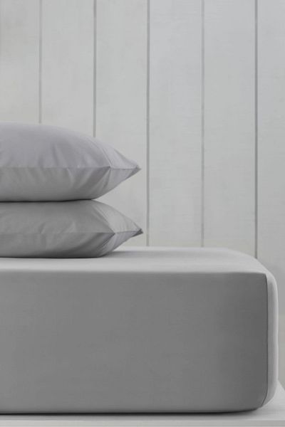stay home ملاءة سرير مسطحة مزدوجة القطن 100% مقاس 220x240 + 2 كيس وسادة