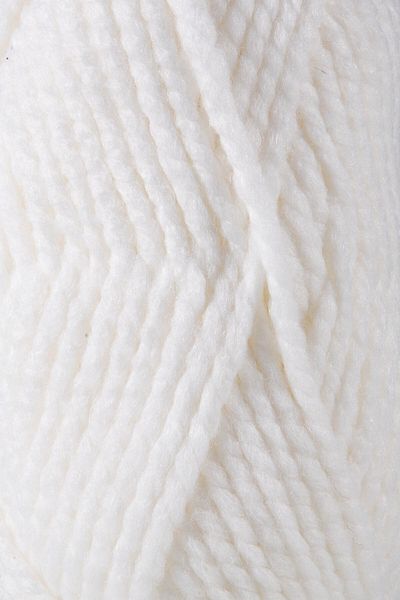 SENSY Premium Wool Ease Hand Knitting Thread Scarf Beanie Hat Thread Poncho Thread Cardigan Thread White