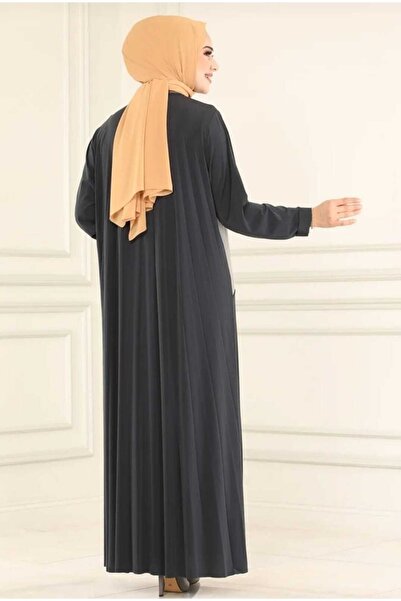 MODAMÜNASİP Υπέροχο φόρεμα Sandy ριγέ με αυτοπλισέ