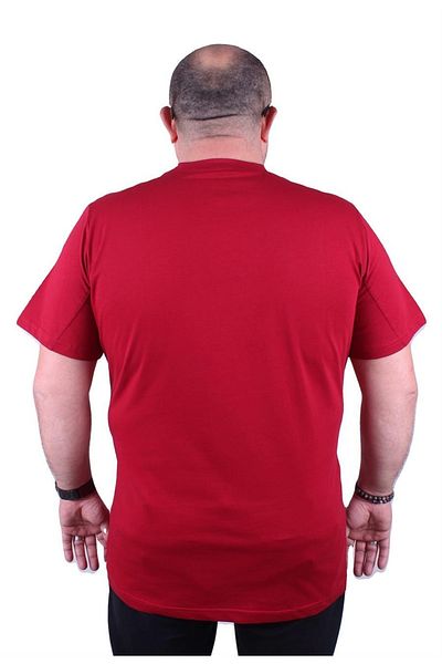 MocGrande Tricou cu decolteu mare Wings 23112 Roșu Claret