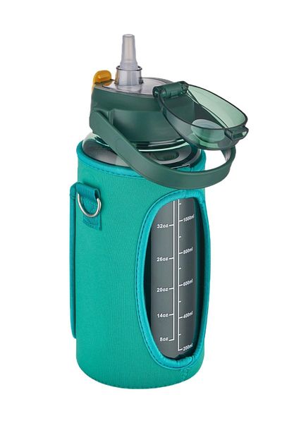 Vagonlife 1500 Ml Use Water Bottle with Case ((Phone Mount)) with Carrying Strap with/without Straw