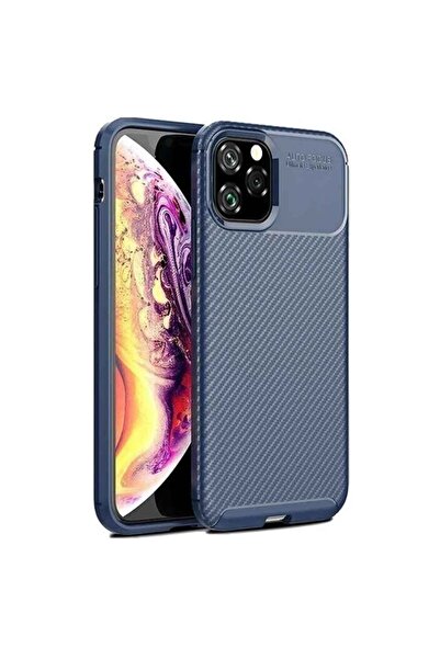Smart Tech Apple Iphone 12 Pro Max Karbon Desenli Negro Silikon Kılıf