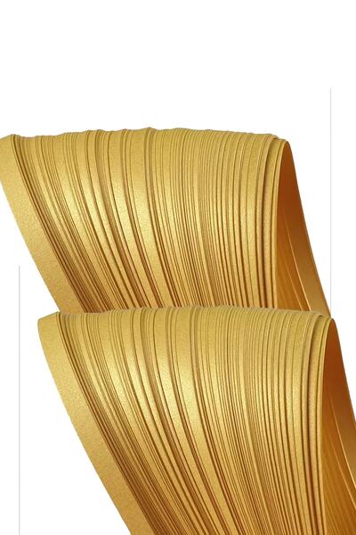quilling 5mm Altın Sarı Renkli Kağıdı - 50 Adetli