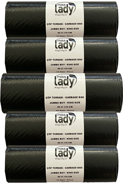 AquaTurkuaz Çöp Torbası Jumbo Boy 400 Gr 10 Lu X5 3022 Çöp Poşeti