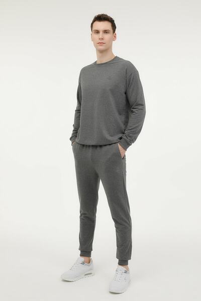 Kinetix M-sn226 Bsc Jg 3fx Antrasıt Melanj Erkek Eşofman Altı