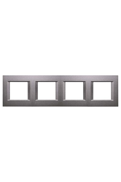 PANASONIC إطار سلسلة Viko Thea Anthracite Optima 4x2m - Wvtf08501an-tr