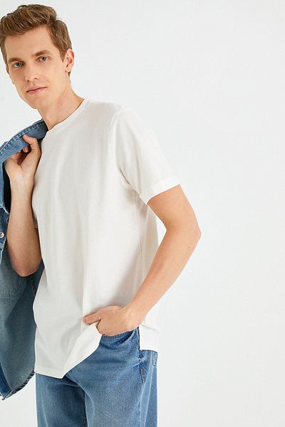 Koton Μπλουζάκι Basic Long Fit
