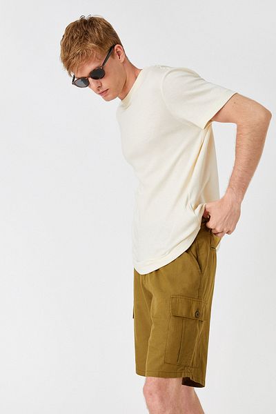 Koton Cargo-Chinoshorts aus Leinenmischung