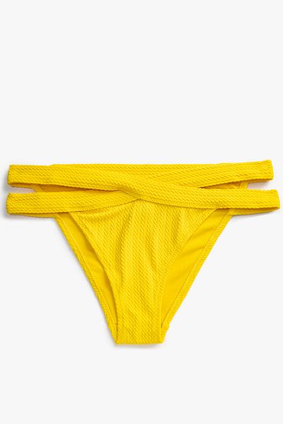 Koton Fashions High Leg Bottom mit Strukturierung