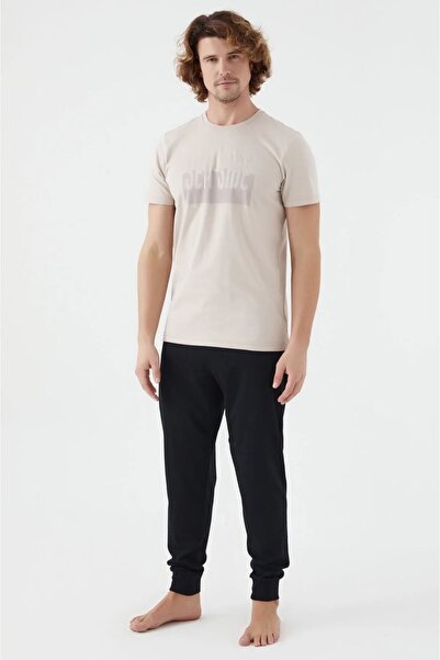 ROLY POLY Rolypoly Erkek Çocuk Kahverengi Kısa Kol Pijama Takım