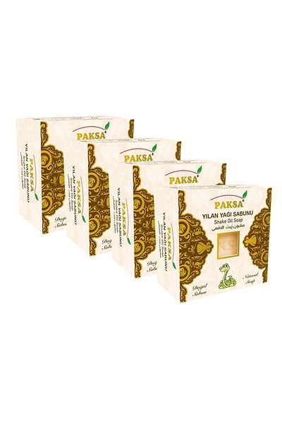 paksa صابون زيت الثعبان (4 قطع)