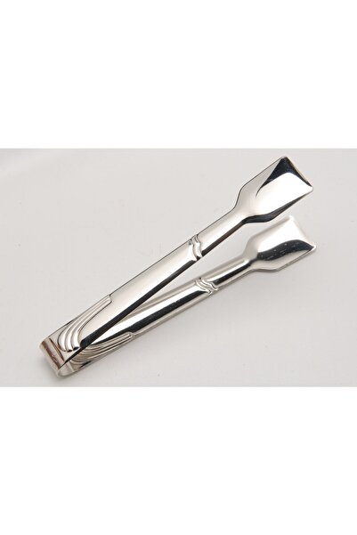 ÖZBURAK Zümrüt Paslanmaz Çelik Şeker Maşası 6 Adet