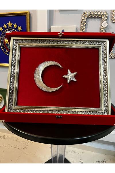 DEN Sanat Atölyesi Plaket Bayrak Filografi Tablo