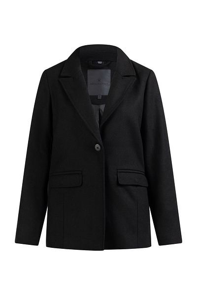 Dreimaster Klassischer Langer Blazer und Wollmischung in Blau
