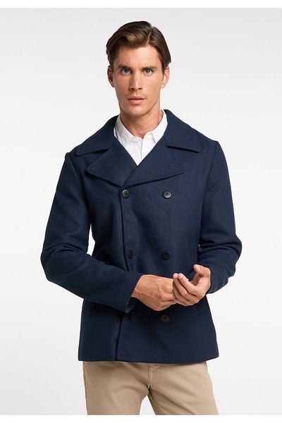Dreimaster Klassische Übergangsjacke aus Wollgemisch nascita
