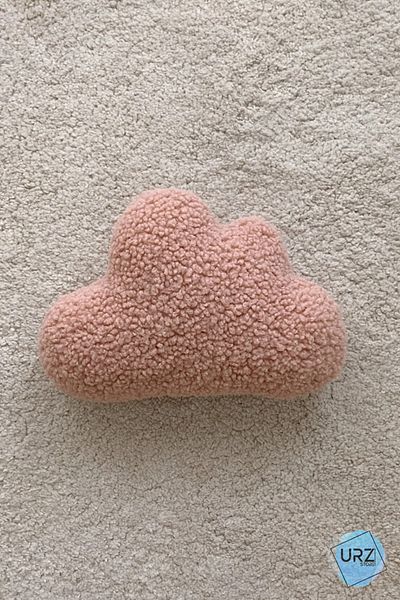 Urz Store Teddy Cloud Pink Pillow Antibacterial Oeko-tex Certified Fabric