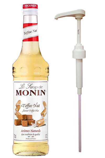 Monin Toffee Nut fındık Şekerleme Şurubu 700ml Şurup Pompası
