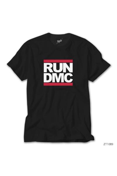 Z zepplin Мъжка тениска Run DMC Classic Black