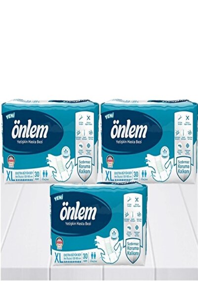 ÖNLEM Yetişkin Hasta Bezi Xl Boy 30'lu 3 Adet