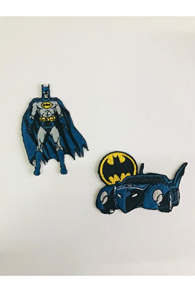 DC COMICS - BATMAN Ütü Ile Yapışan Dokuma Arma - Patch - Yama Batman 2 Li Set...