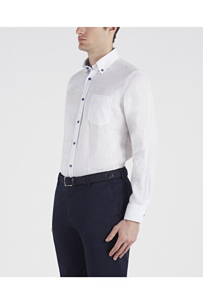 PAUL&SHARK Men's Woven Shirt C.w.linen