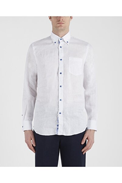PAUL&SHARK Men's Woven Shirt C.w.linen