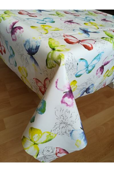 EFEMHOME مفرش طاولة من القماش الزيتي PVC مبطن وقابل للمسح ومقاوم للحرارة