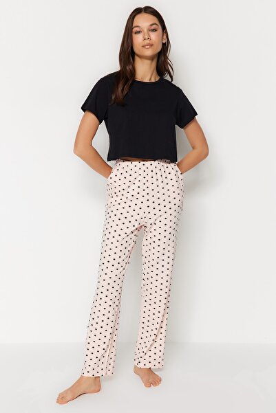 Trendyol Collection Pajama Bottoms - Pink - Straight