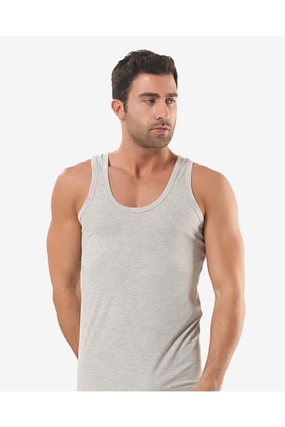 Öztaş Underwear 3 Pieces Men's Combed Single Jersey Undershirt