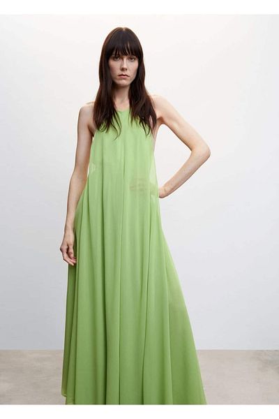MANGO Woman Φόρεμα εξώπλατης
