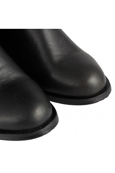 37Numara 41-42-43-44 Numara Hakiki Deri Siyah Çizme Dizüstü