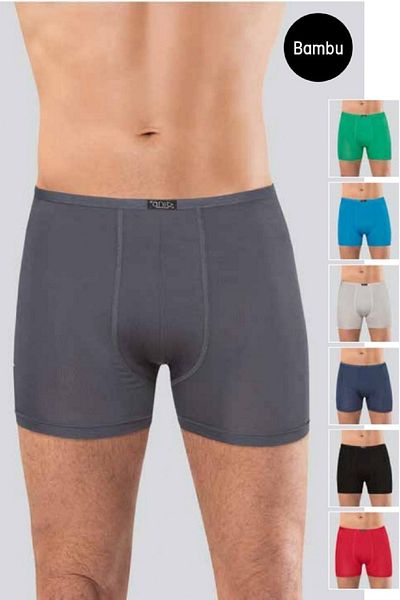 Anıt 5 τεμάχια ανδρικό Lycra Soft Bamboo Boxer 96% Bamboo 4% Lycra