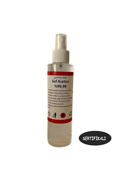 Saf Aseton | 200 ml Extra Saf %99.98 | Sertifikalı