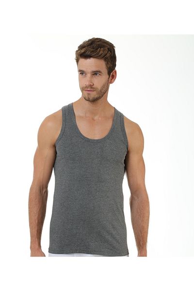 Öztaş Underwear 3 Pieces Men's Combed Single Jersey Undershirt