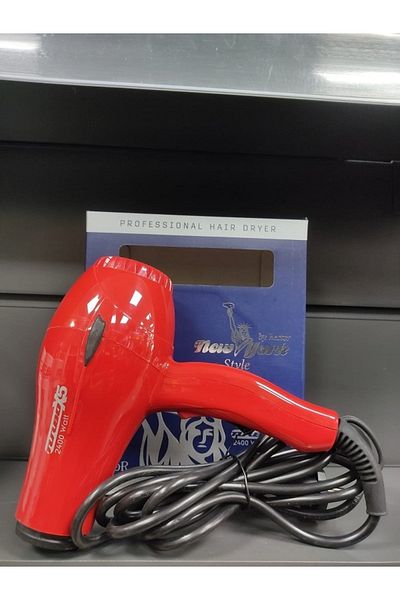 Hector 2400 Watt Red Color Newyork Style Professional Hair Dryer and Blow Dryer - Miyracle 210315