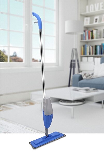 KÜÇÜK EW Lüks 360° Dönebilen Su Püskürtmeli Sprey Mop Paspas Seti ( 1 Adet Ye...