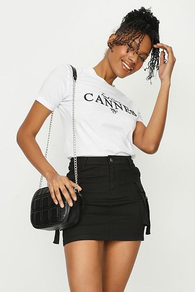Select sales denim skirt