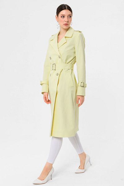 Icon Women's Yellow Shimal Trench Coat 1639 Kb