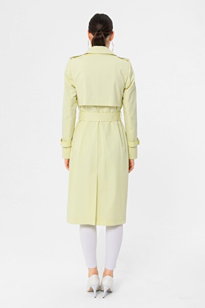 Icon Kadın Sarı Şimal Trençkot 1639 Kb