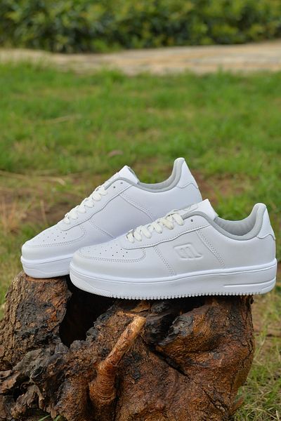 M.P. White Sports Unisex Anti-Sweat Lightweight Orthopedic Sole Non-Slip Daily Comfortable, Walking and Running Shoes.