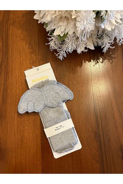 Katamino Girl's Golf Socks Wing Detailed Angel Knee Socks
