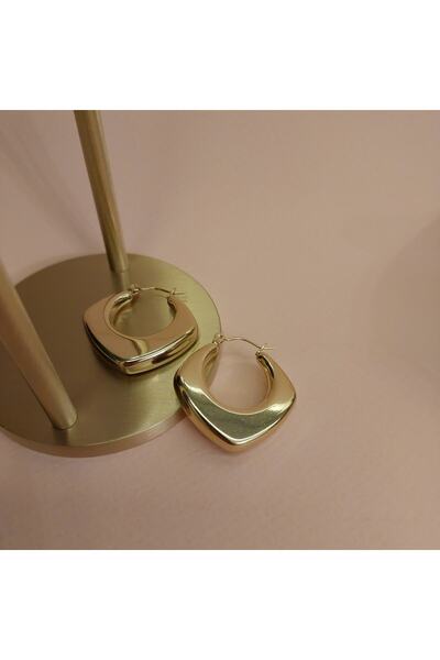 Ayça Store Kare Model Çelik Küpe