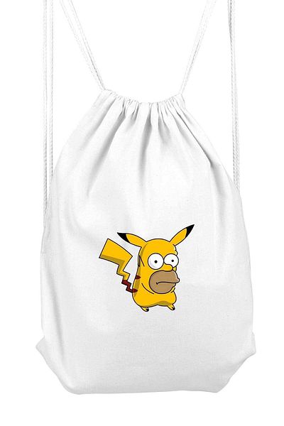 herotasarım Αθλητικό σακίδιο πλάτης Simpson Pikaçu - Bll3517